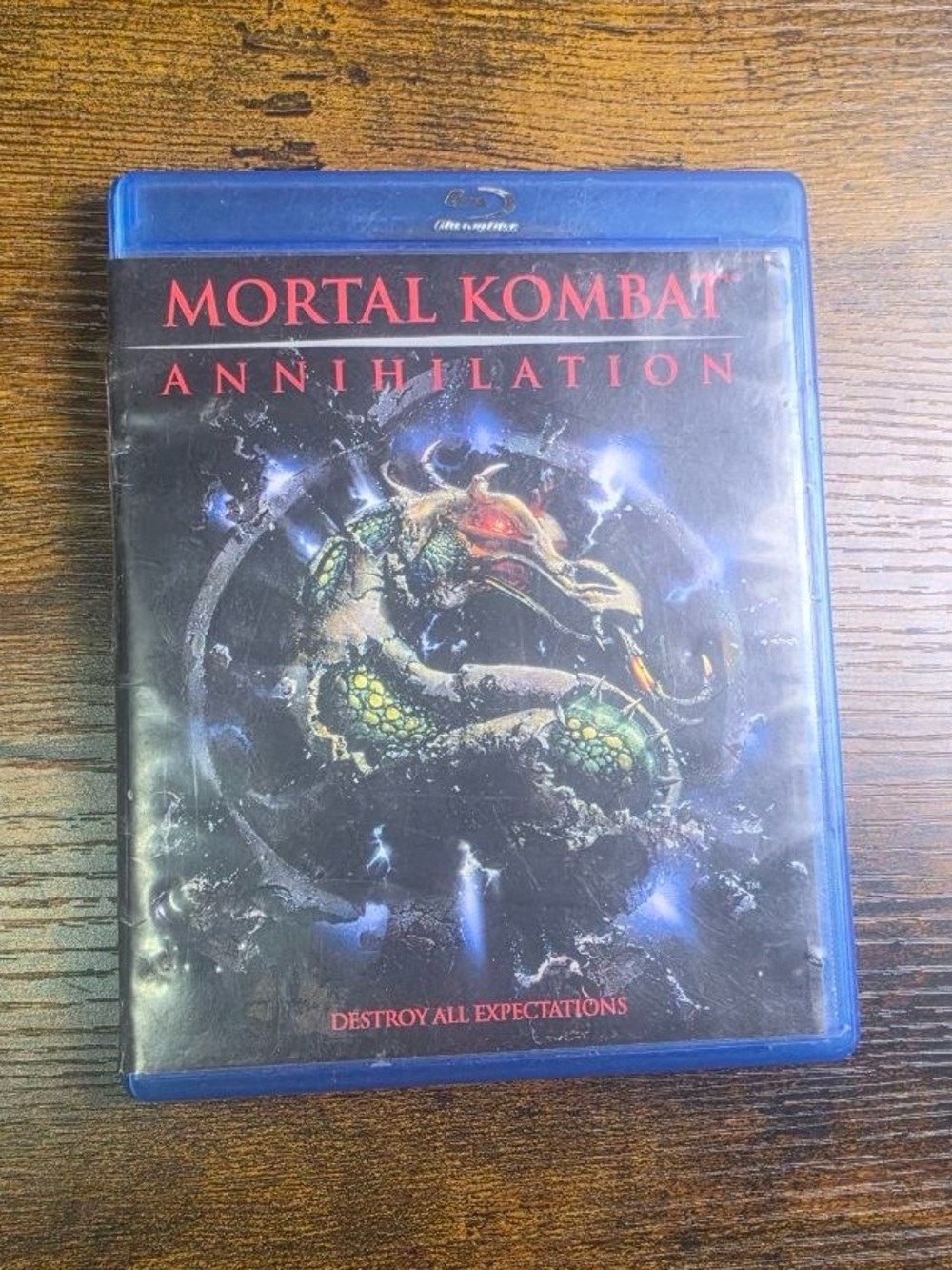 Mortal Kombat: Annihilation Blu-ray - Black and Blue Case